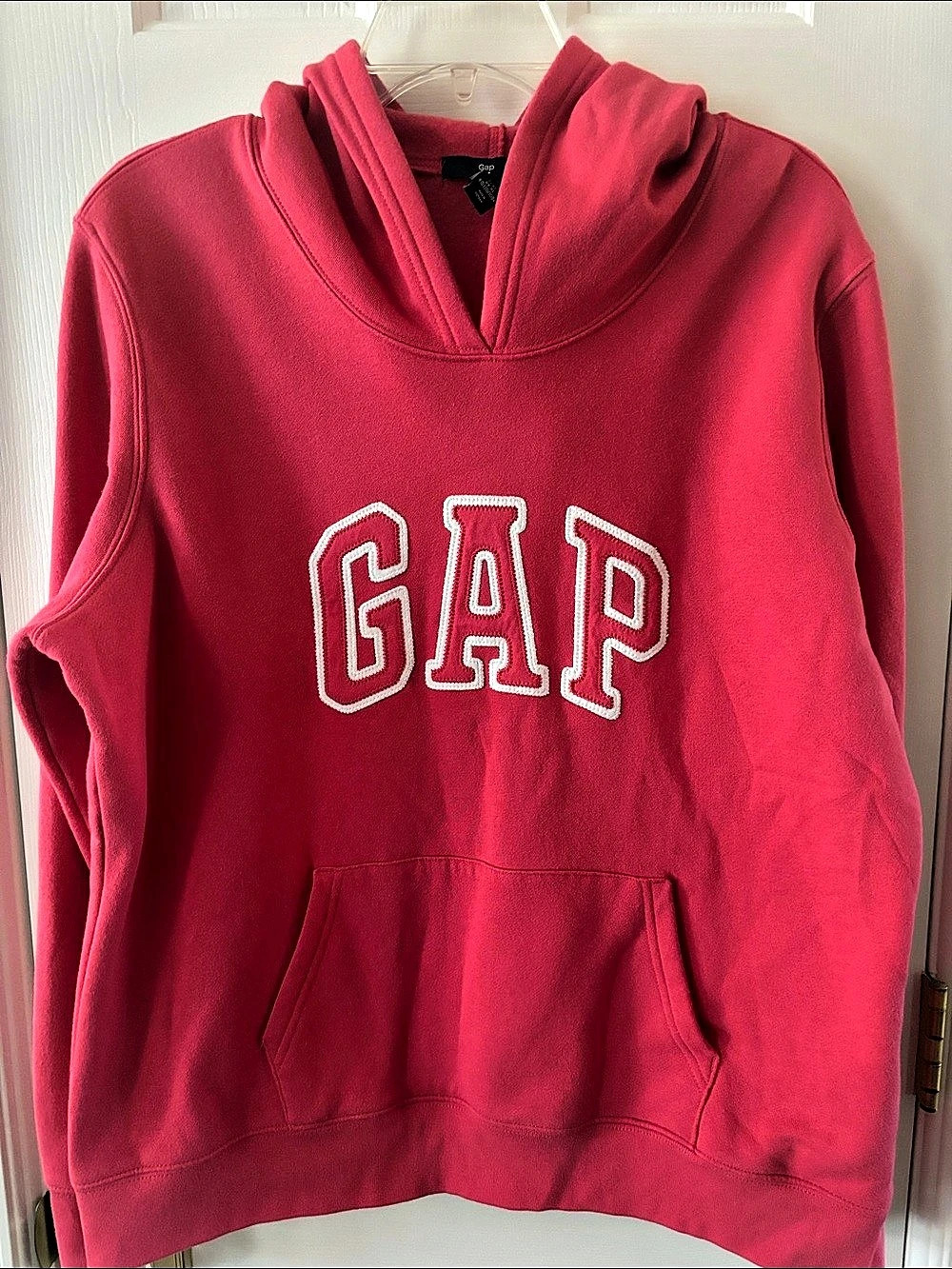 Gap Arch Logo Hoodie Pink Size XL